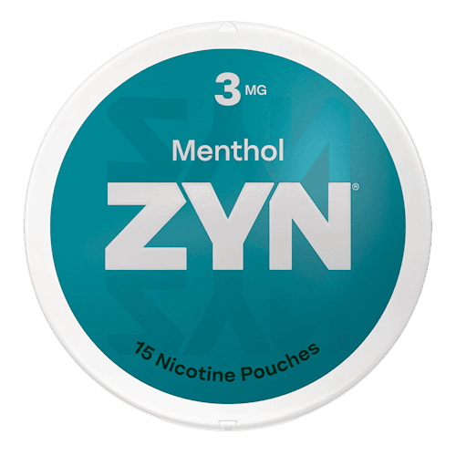 Zyn pouches Menthol 3MG 